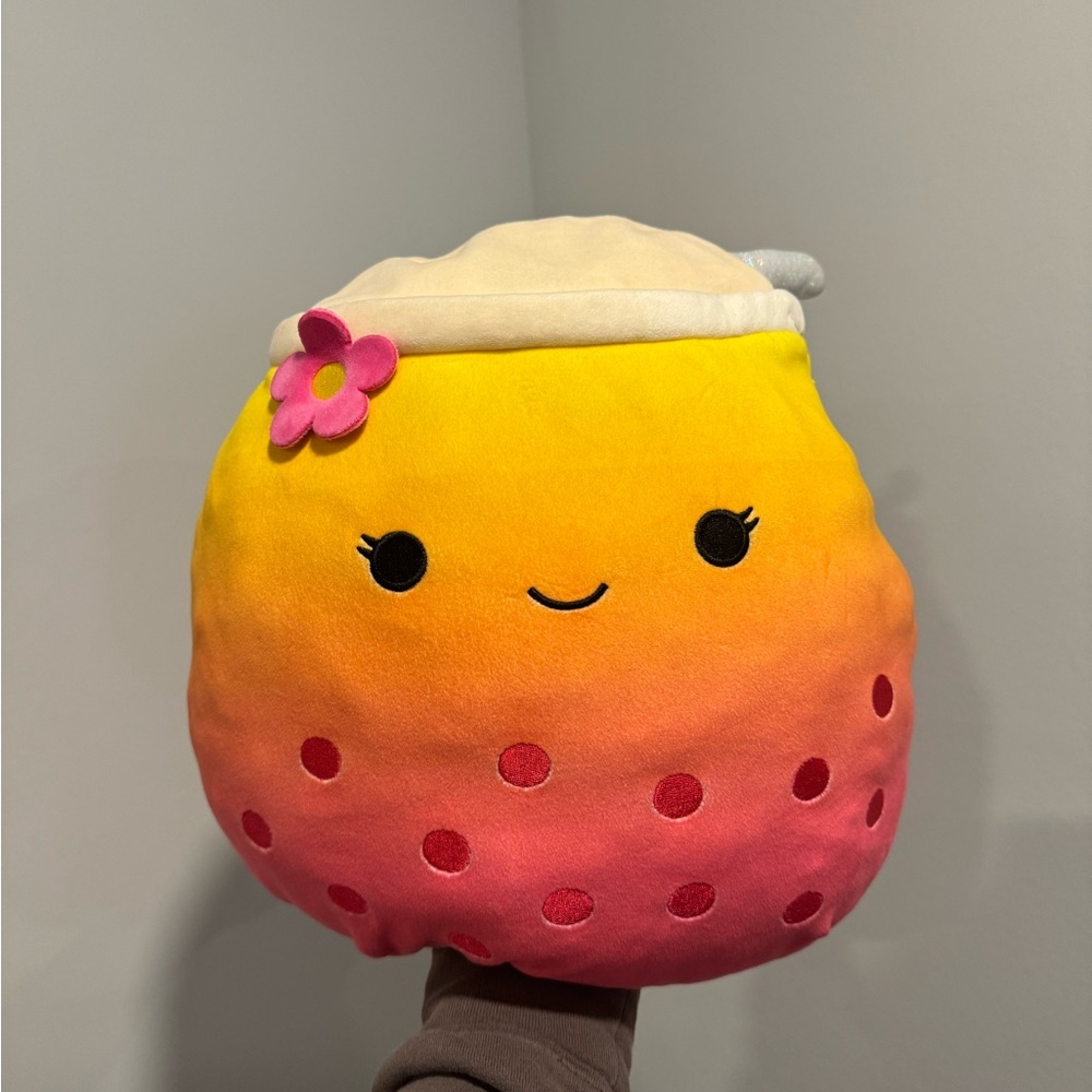 Squishmellow Yellow and Pink Plush Toy